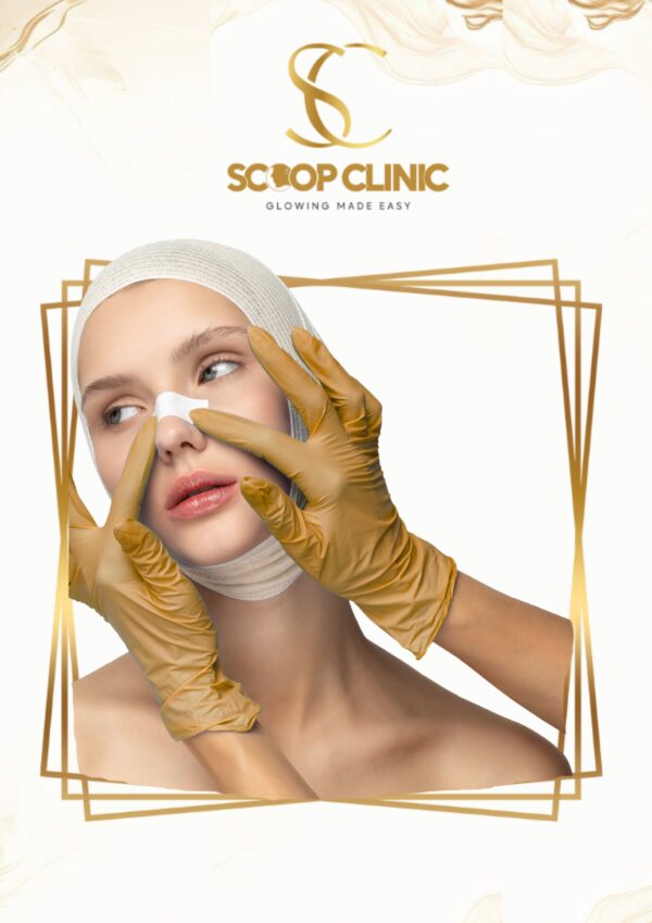 White And Brown Modern Plastic Surgery Flyer (1) إعادة معالجة العمليات السابقة